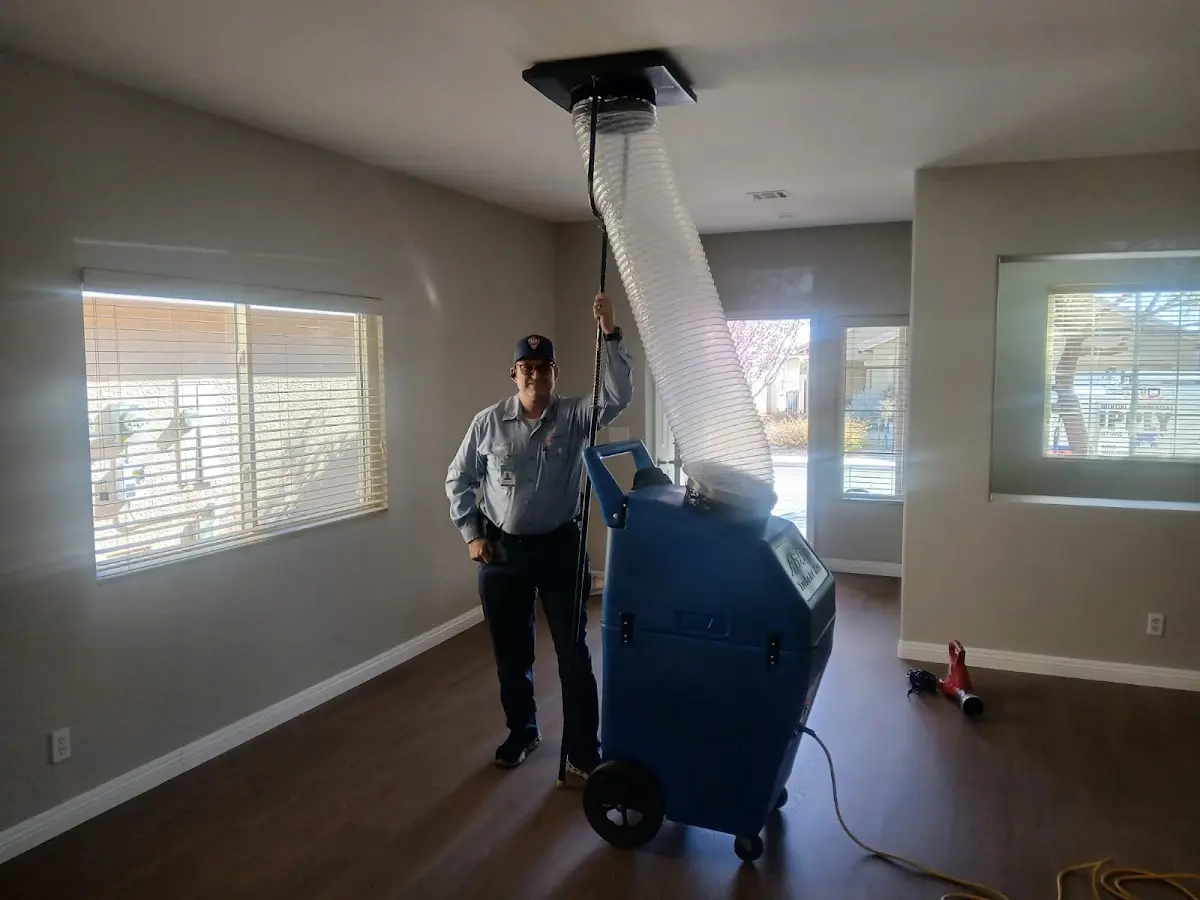 Professional Dryer Vent Cleaning work inside a Moberly home